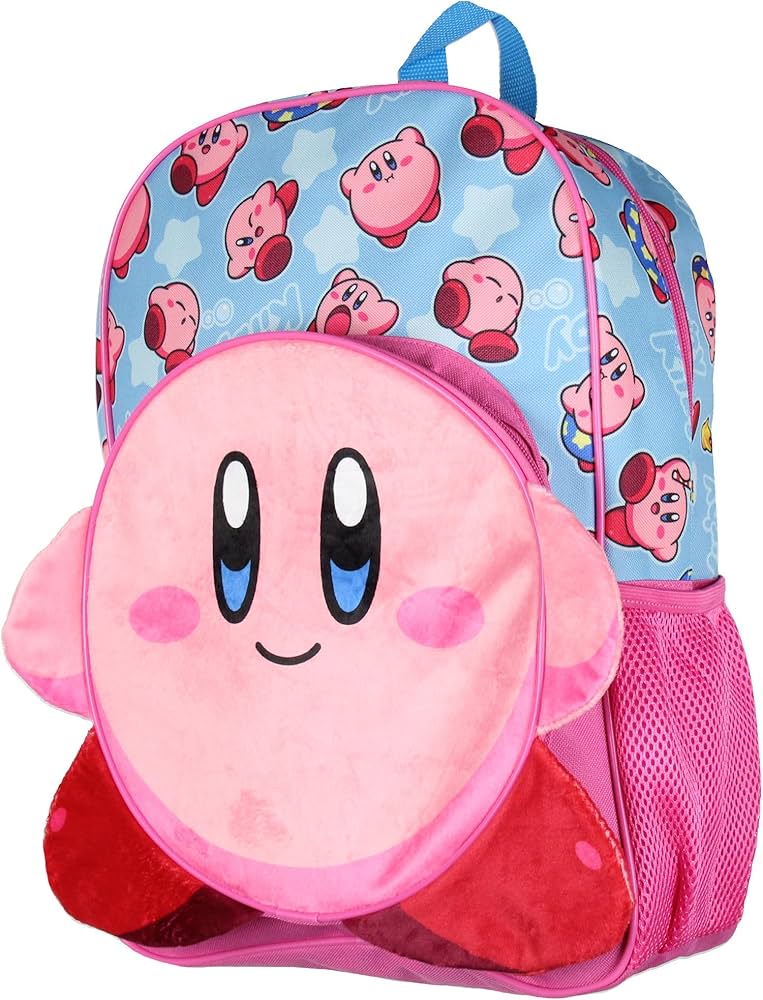 Amazon.com: Bioworld Nintendo 3-D Kirby Travel Backpack 16
